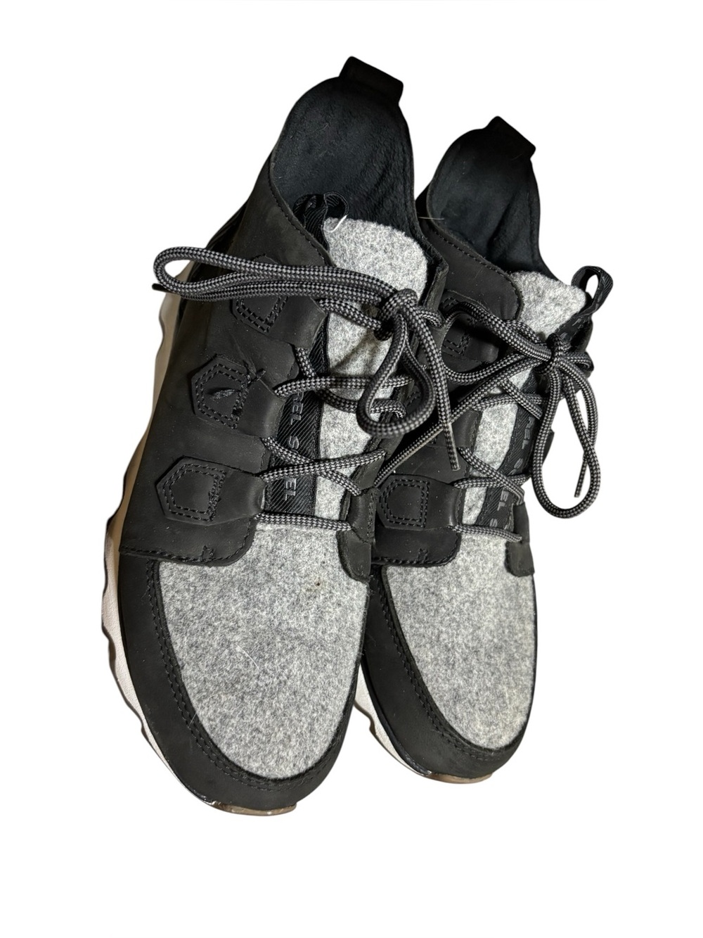 Sorel Kinetic Caribou Waterproof Winter Boots Women's Size 8.5 Gray Black - Picture 6 of 10